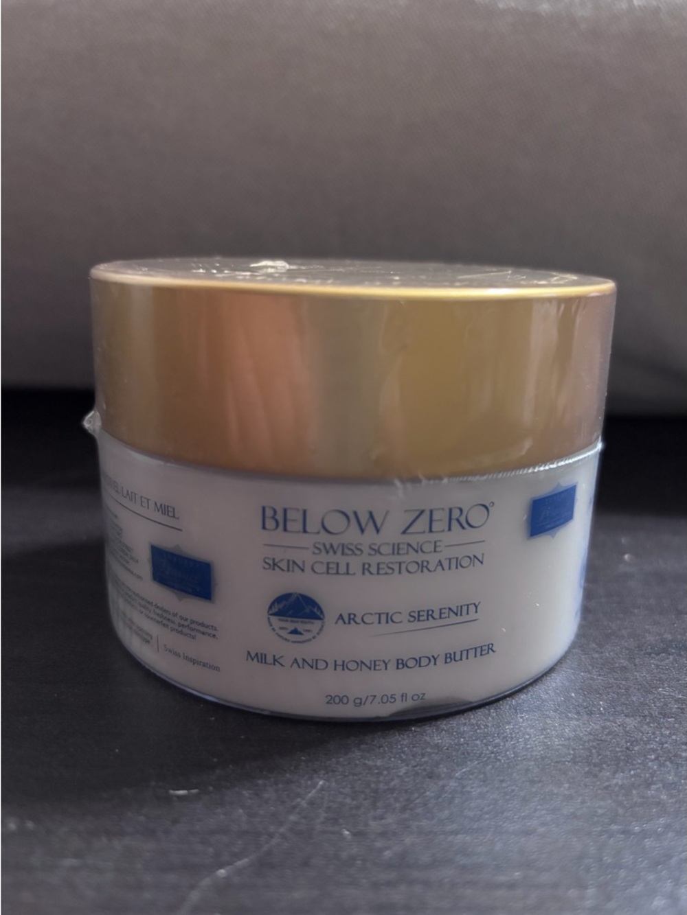 Arctic Serenity Milk & Honey Body Butter - Gold/White